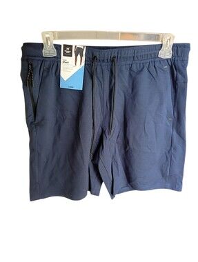 NWT Members Mark Navy Blue Luxe Shorts Size Large